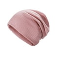 thumbnail image 1 of DLAPL Slouchy Beanie Hat for Men and Women Lightweight Soft Skull Cap Chemo Headwear (Solid Pink), 1 of 5