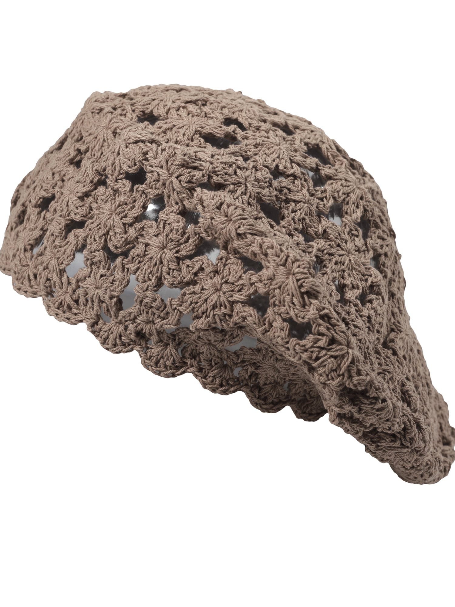 Cotton Cutout Slouch Hat Women