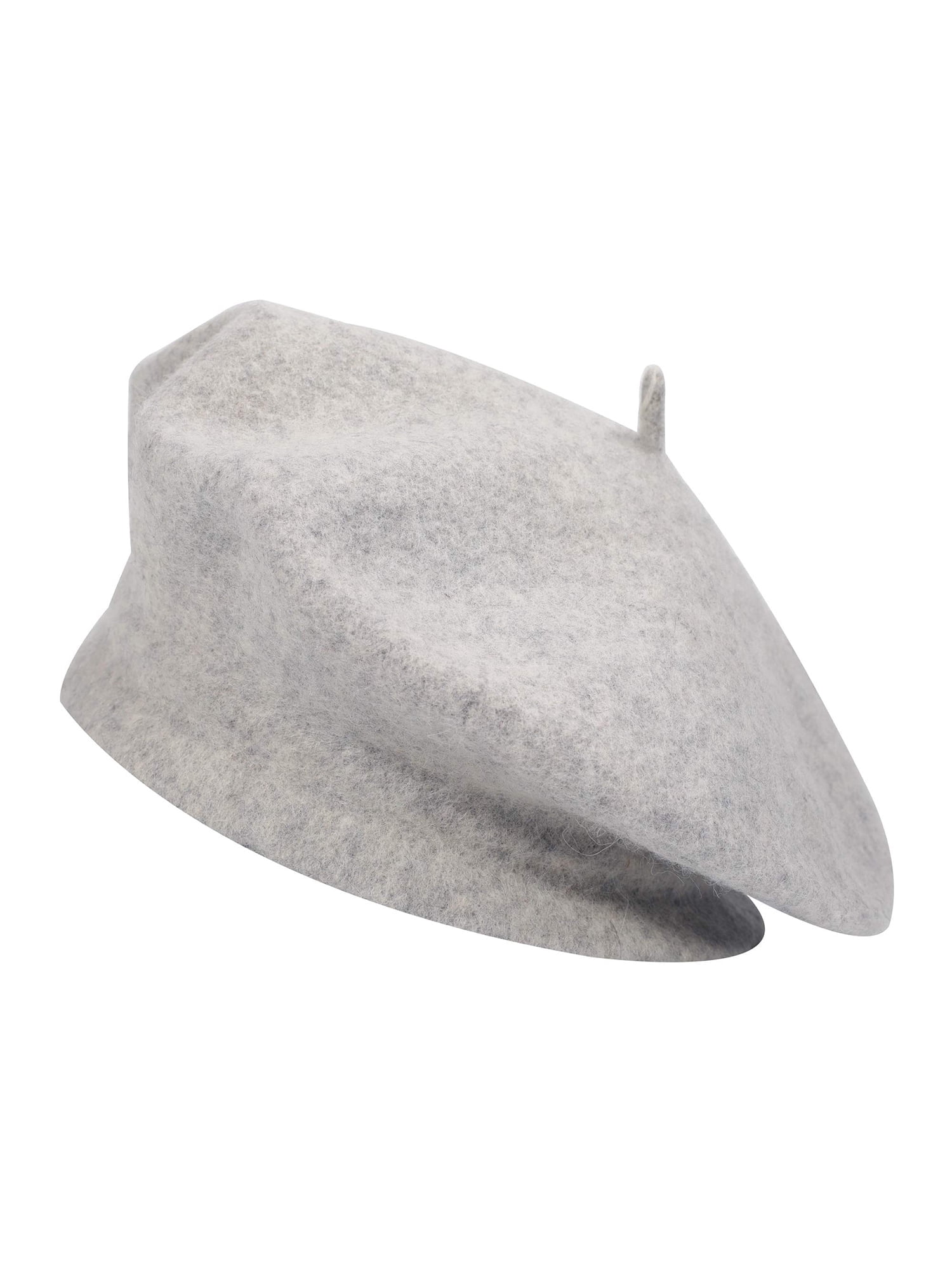 DLAPL Wool Beret Hat for Women Girls Solid Color Classic 