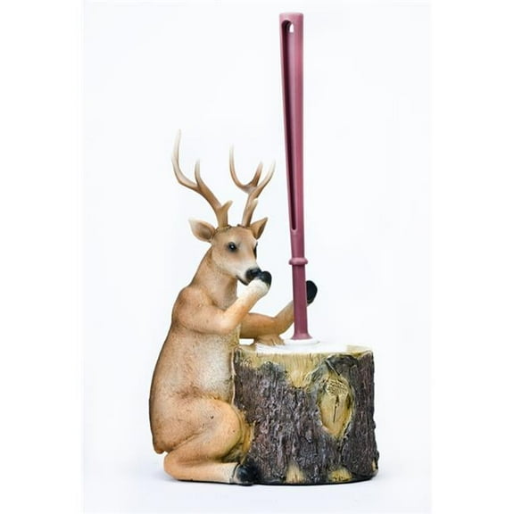 DLC 10824 Stinky Deer Toilet Brush Holder - 11.75 x 5 x 7.75 in.