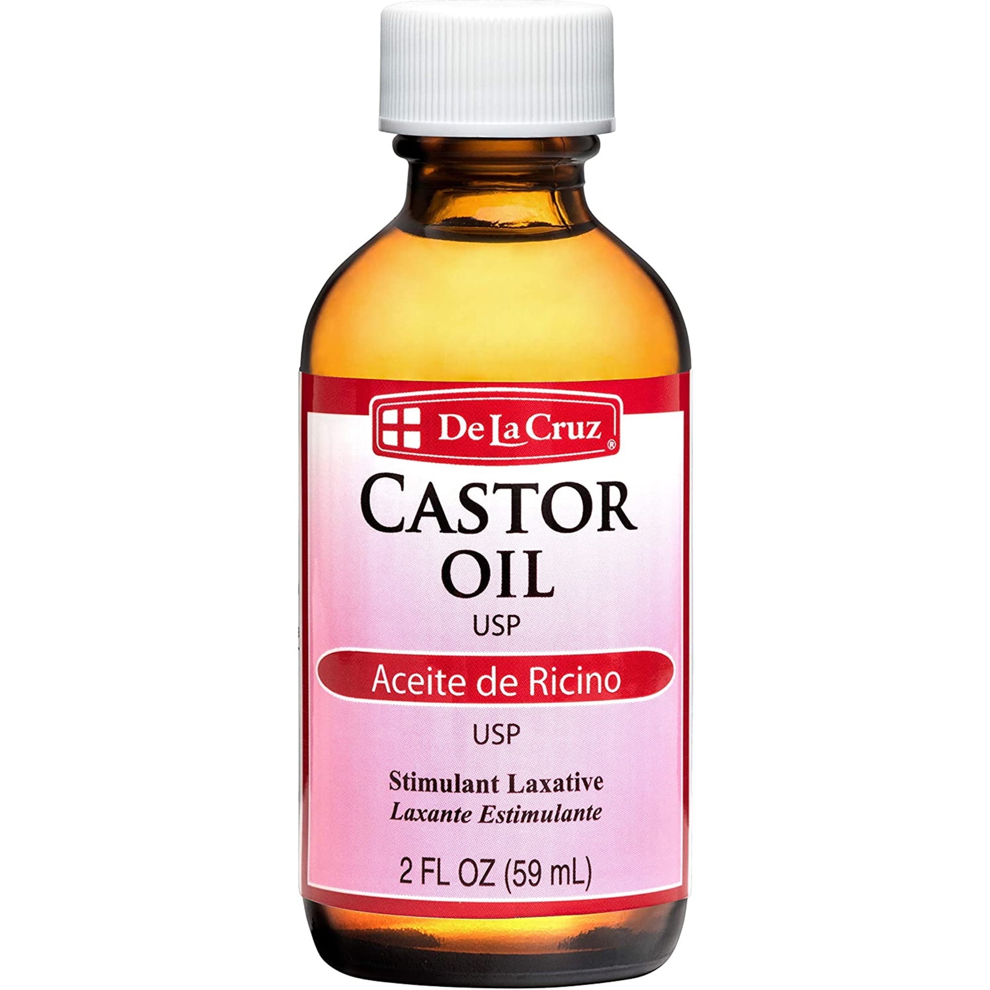 De La Cruz Castor Oil with Ricinoleic Acid, 2 oz
