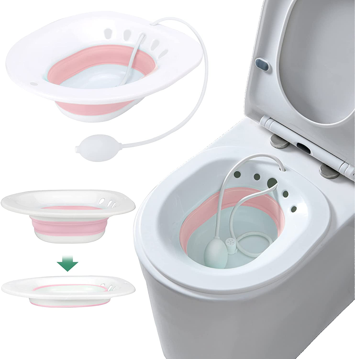 DLD Collapsible Bidet for Soaking Haemorrhoid Care and Postpartum Wound