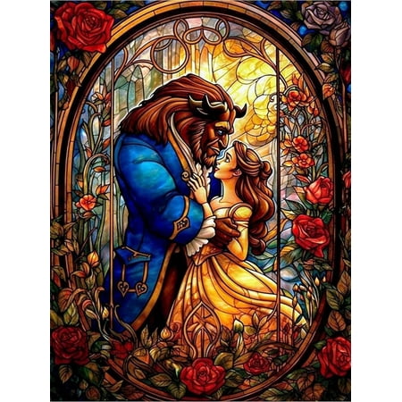 DIY 5D Diamond Painting Full Round Drill Diamond Painting Rhinestone Embroidery Pictures Cross Stitch Arts Crafts for Living Room Home Wall Decor 30x40cm