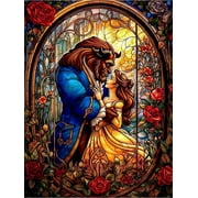 DIY 5D Diamond Painting Full Round Drill Diamond Painting Rhinestone Embroidery Pictures Cross Stitch Arts Crafts for Living Room Home Wall Decor 30x40cm