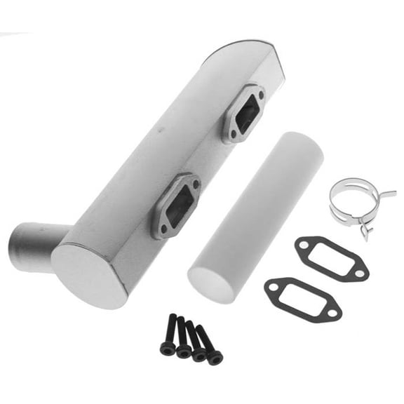 DLE Engines Muffler Left 2-Hole DLE-222 DLEG2232