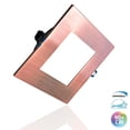 thumbnail image 1 of DLE6 Series 6 in. Square Aged Copper Flat Panel LED Downlight in 2700K, 1 of 11