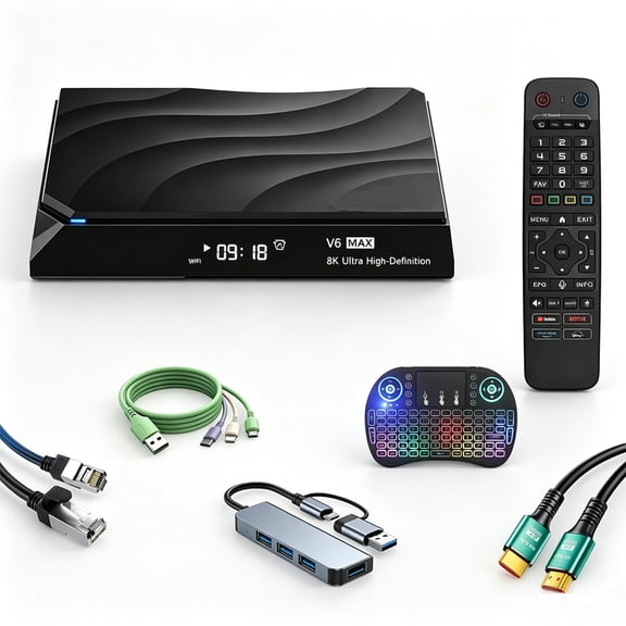 DLFRVDK VC V6MAX New Max 8K HD 64GB Voice Control for Home Assistant