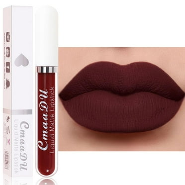 DLHP 18cmaadu 18 Colors Lip Gloss Waterproof Long-Lasting Lip Lip Color Lasting Moisturizing Lip Color