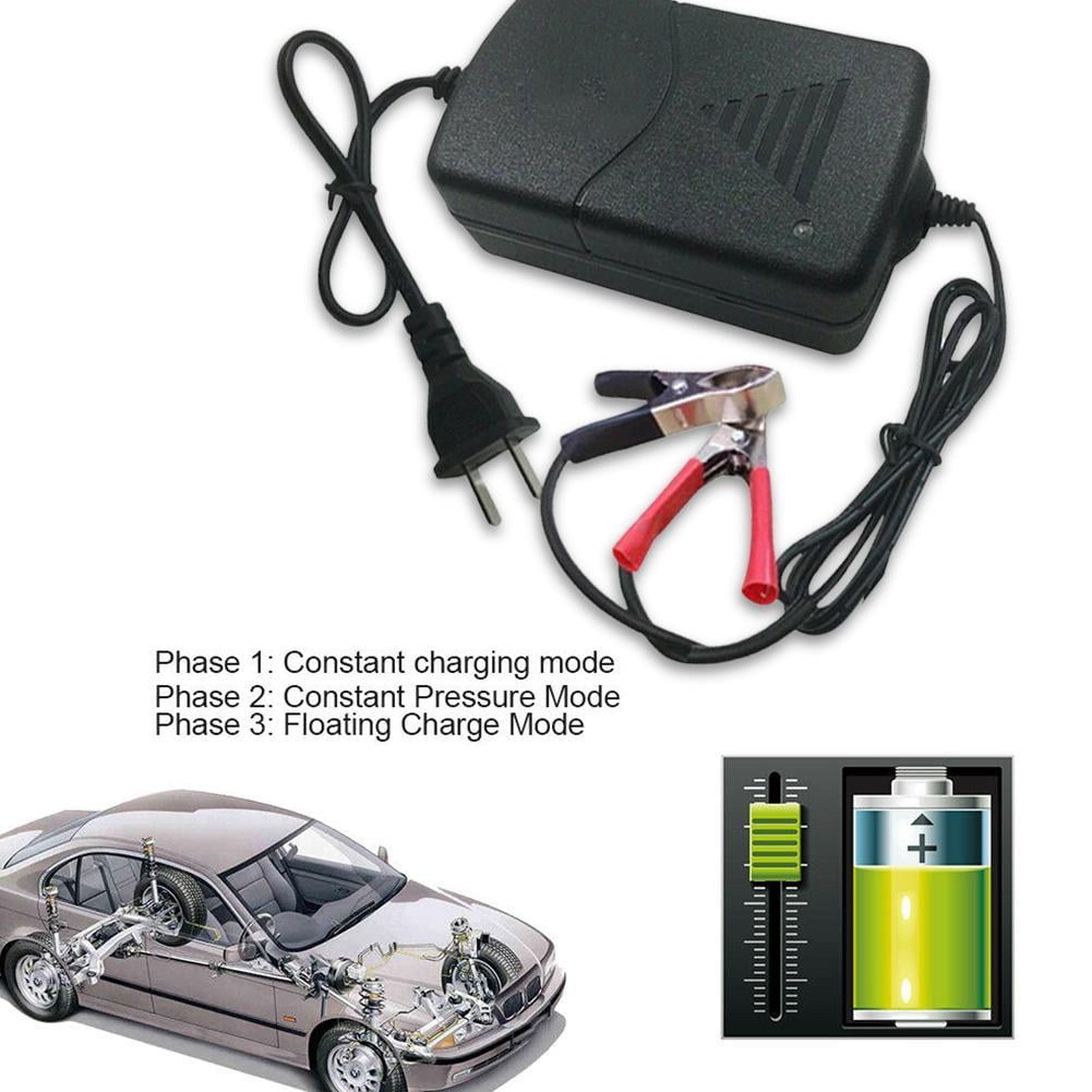 DLHP Auto 12V Trickle RV For Truck ATV Motorcycle Car Battery Charger Maintainer UK N