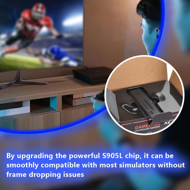 58000+ Retro Games Console - 256GB TV Stick With 4K HDMI, Wireless Controllers (2024 Model)