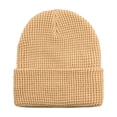 thumbnail image 1 of DLIDG Men Women Waffle Knitted Cap Thick Stretchy Snow Ski Cap Skater Outdoor Hats Spring Fall Winter Fashion Hats Travel Lounge Beanies Durable Trendy Snow Ski Cap Soft Warm Skully Cap, 1 of 8