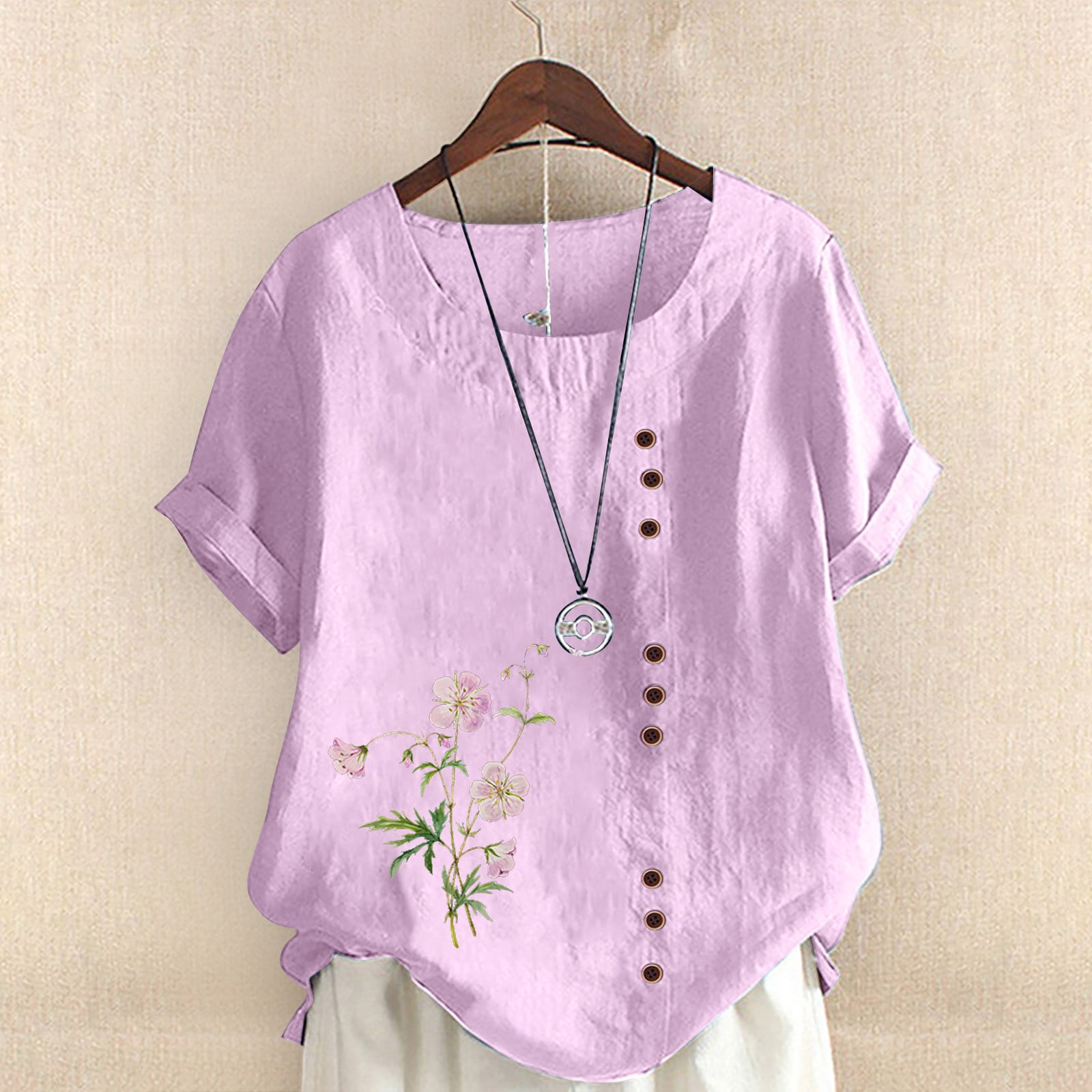 Long Sleeve Rounded Sweep  Snap Shirt