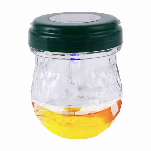 DLL583 Newest Wasp Traps Portable Bee Trap Solar Powered Wasp Catcher Waterproof Attracting LED Light Catching