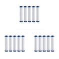 thumbnail image 1 of DLMCUH 15 Pack Ion Shower Head Replacement Filters, Iondrops Filter Cartridges for Handheld Filtered Showerheads, 1 of 4
