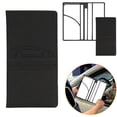 thumbnail image 1 of DLMCUH Car Registration & Insurance Card Holder, PU Leather License and Registration Holder for Vehicle, Car Document Wallet for License, ID Cards, Receipts(Black), 1 of 4