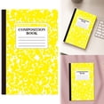 thumbnail image 1 of DLMCUH Composition Notebook, Wide Ruled Composition Book, Marble Composition Notebooks for Note Taking, 30 Sheets/60 Pages, Hard Cover, Sewn Binding, Classroom Must Haves, Office Supplies, Yellow, 1 of 8