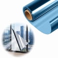 thumbnail image 1 of DLMCUH Window Tint for Home Window Privacy Film One Way Mirror Tinting Film Daytime Static Cling Sun Blocking Blackout Anti UV Reflective(O,12"x39"), 1 of 5