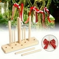 thumbnail image 1 of DLMCUH Wooden Bow Maker for Ribbon,Reusable Bow Maker for Ribbon for Wreath,Gift Wrapping and DIY Craft Decor, 1 of 6