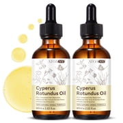 ATOANY 2 Pack Cyperus Rotundus Oil, Natural for Reducing Body Hair Growth, Cyperus Rotundus Oil for Hair Removal, Reduces Unwanted Hair Growth, Reducing Body Hair Growth, Shrink Pores