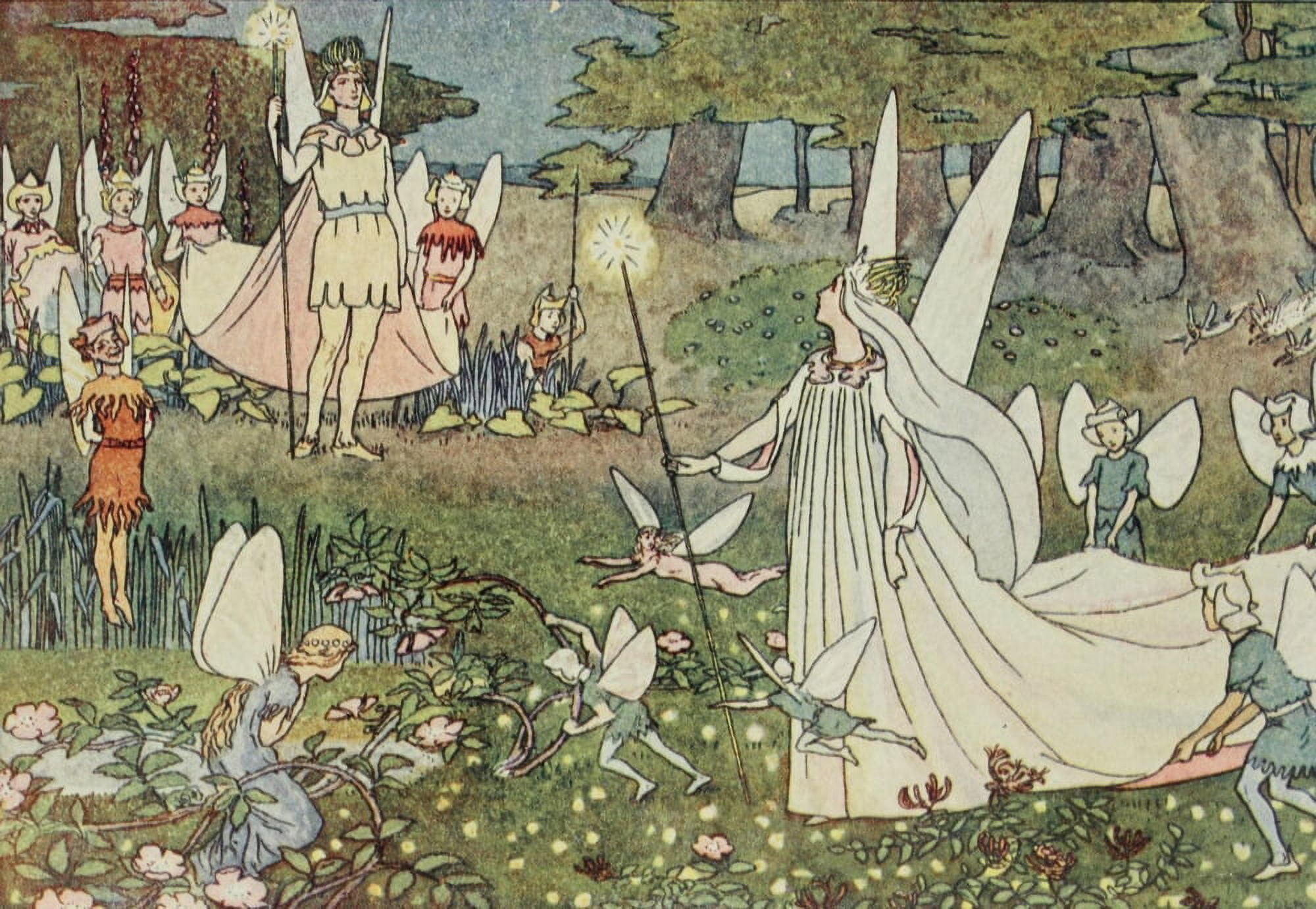 DLP A Midsummer Nights Dream 1901 Titania & Oberon Canvas Art - DLP (18 x 24)