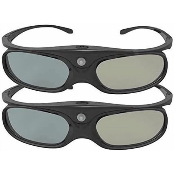 DLP Link 3D Glasses, 144Hz Active Shutter for DLP Projector, 2 Pack