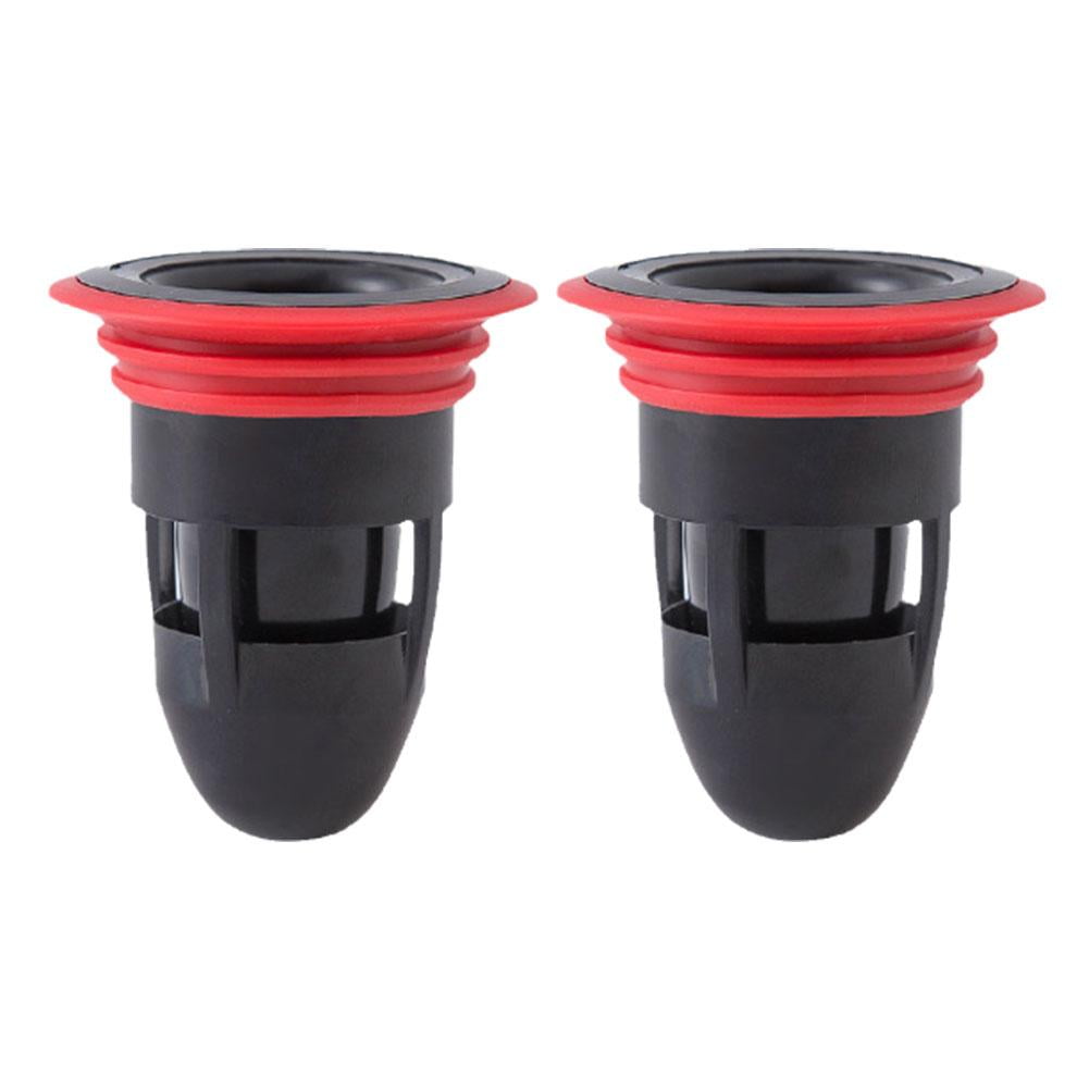 DLQT 2 Black Sewer Pipe Deodorant Floor Drain Cores Bathroom Kitchen