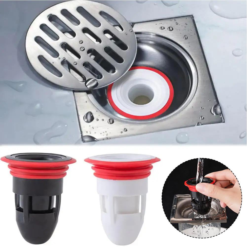 DLQT 2 Black Sewer Pipe Deodorant Floor Drain Cores Bathroom Kitchen