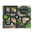 DLQT 4 In 1 Map Children'S Play House Car Game Mat Road Traffic Sign