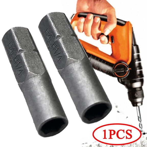 DLQT Bit Converter With Magnet Manual Electric Screwdriver Hex 1/4" 6.35mm To 4mm