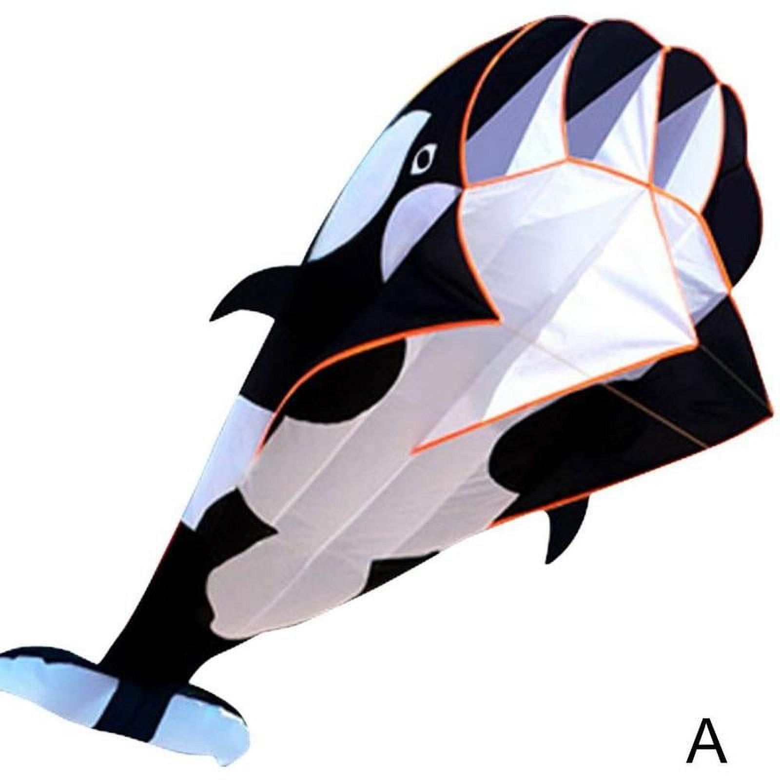 DLQT Black And White Killer Whale Software Kite Dolphin Kite Killer