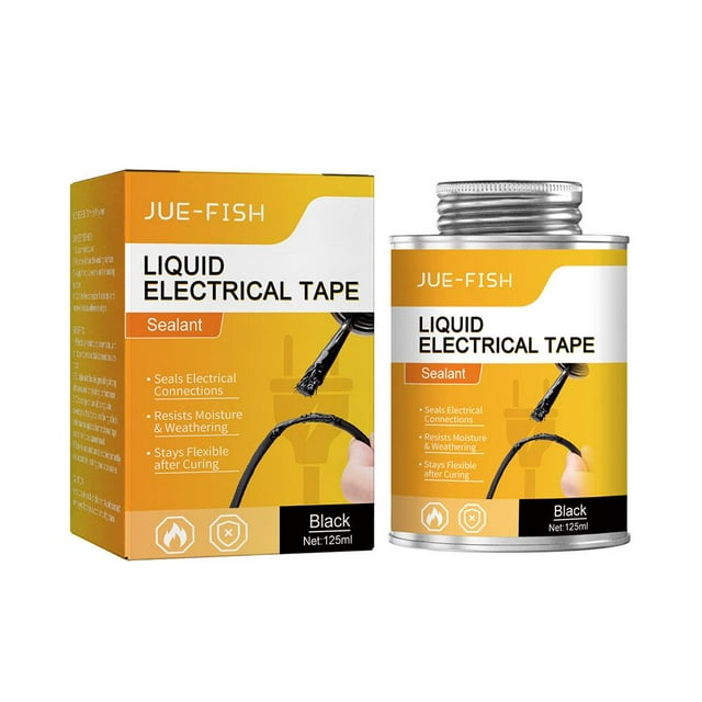 DLQT Black Liquid Electrical Tape 125ml