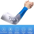 thumbnail image 1 of DLQT Blue Meteor Xl Summer Thin Men And Women Ice Silk Sleeves Printed Ice Sleeves Anti-Ultraviolet Sun Protection Outdoor Driving And Cycling Arm Protection Sleeves, 1 of 7