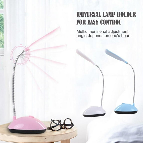 DLQT Blue Mini Gift Small Desk Lamp Led Eye Protection Book Lamp Dormitory Student Study Bedside Reading Night Light