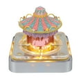 DLQT Carousel Sky Castle Garden 3d Stereo Panoramic Paper Sculpture Calendar 2025 English