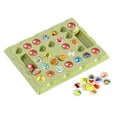 DLQT English Color Box Flip Chess Animal + Fruit Flip Toy Chess