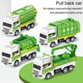 thumbnail image 1 of DLQT Green Series Random One Pull Back Engineering Car Mini Inertia Children'S Educational Toy, 1 of 7