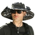 thumbnail image 1 of DLQT S3+ Two Fans Fan Solar Charging Strong Wind Summer Large Brim Sun Hat Men'S Sunshade Fisherman Hat Quick Drying, 1 of 7