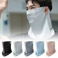 thumbnail image 1 of DLQT Snow Bud Summer Sunscreen Ice Silk Mask Breathable Neck Protection Integrated Ear-Hanging Neck Scarf Quick-Drying Cycling Men And Women Sunscreen Quick-Drying, 1 of 7