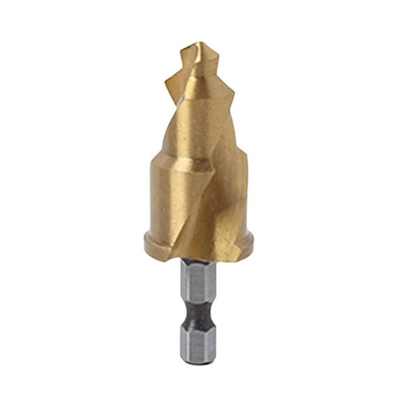 DLQT Titanium-Plated Ppr Lifting Drill Bit For Limited Four-Point Pipe, Water Pipe Repair Reamer Set, Four-Point Six-Point One-Inch Water Pipe Expansion Opening Special