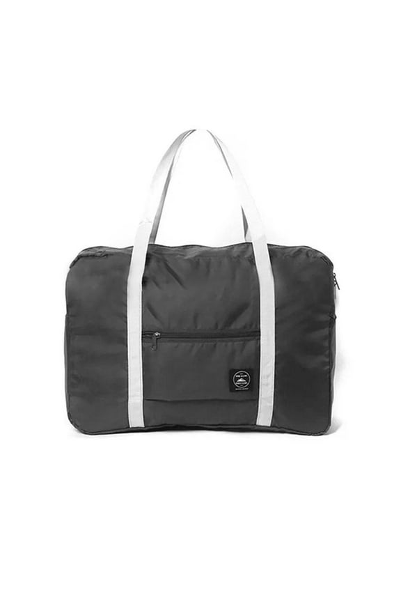 Yaoshi Black Foldable Handbag Shoulder Luggage Bag Boarding Bag Men And Women