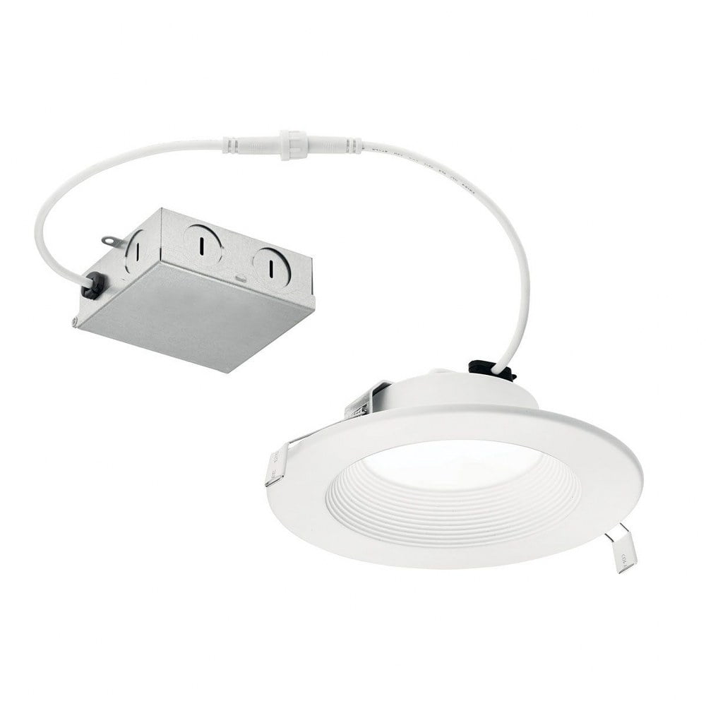 Classic 8'' White Glass LED Ceiling Downlight, Energy Star Rated