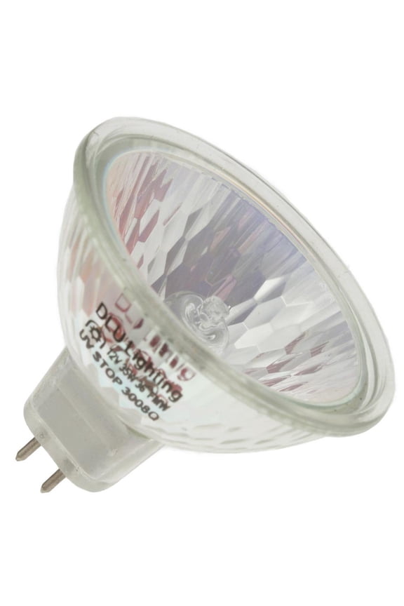 DLU LIGHTING FMW/CG, 35 Watt, MR16, Twist-Lock (GU5.3) Base Light Bulb (1 Bulb)