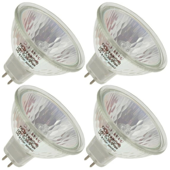 DLU LIGHTING FMW/CG, 35 Watt, MR16, Twist-Lock (GU5.3) Base Light Bulb (4 Bulbs)