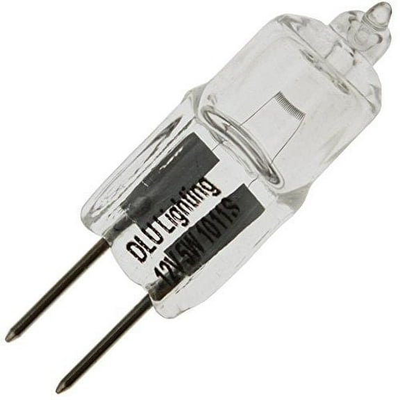 DLU LIGHTING Q5T3/CL/G4 12V, 5 Watt, T3, Bi-Pin (G4) Base Quartz Light Bulb (...