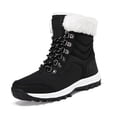 thumbnail image 1 of DLWKIPV Waterproof Winter Hiking Boots for Women - Fleece-Lined Insulated Snow Boots with Non-Slip Outsole, 1 of 9