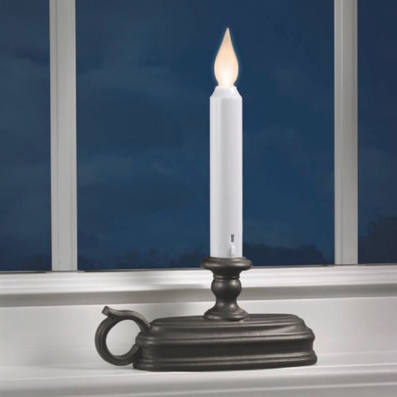 Xodus Innovations LED Candle Warm White Aged Bronze - Battery Operated Timer - White  Residential Use, Standard Application