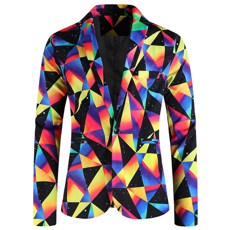 Multicolor blazer jacket top