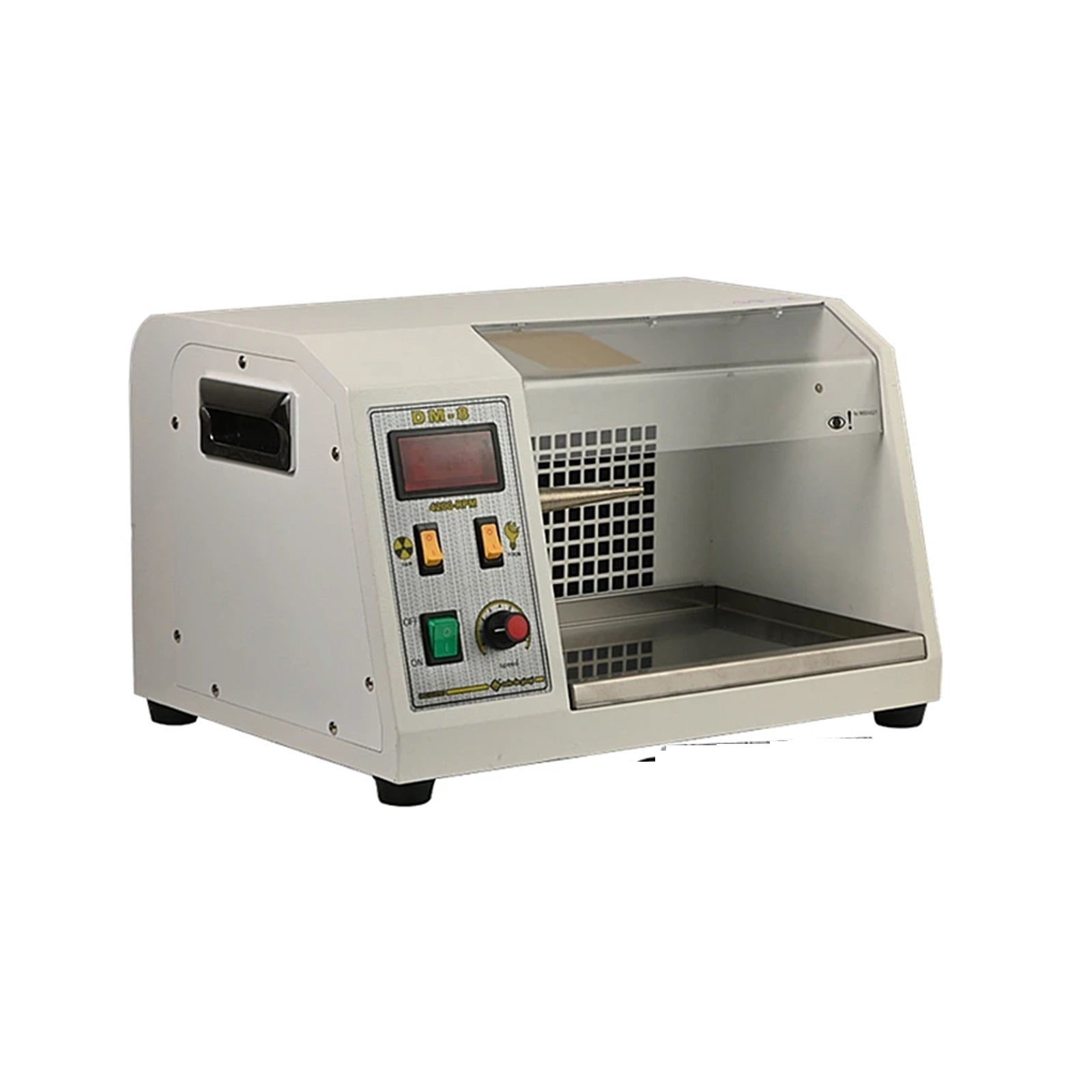 DM-8 Mini Jewelry Grinding Machine Jewelry Polisher Bench Grinder Polisher With Dust Collector ,Easy to Use