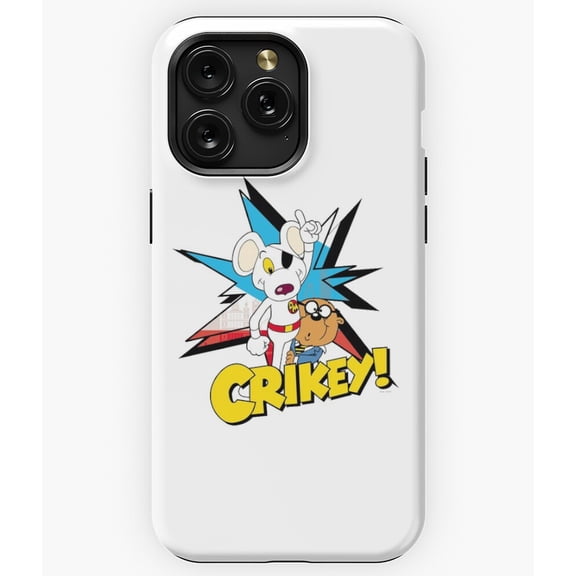 DM Crikey Danger Mouse Funny Catchphrase Cartoon A7621 Phone Case for iPhone 11 to 17 Pro Max
