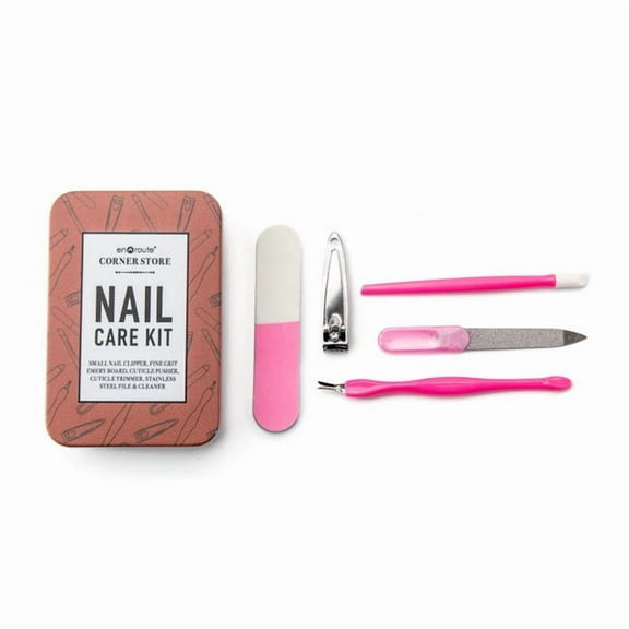 DM Merchandising Corner Store 5pc Nail Kit w/Tin